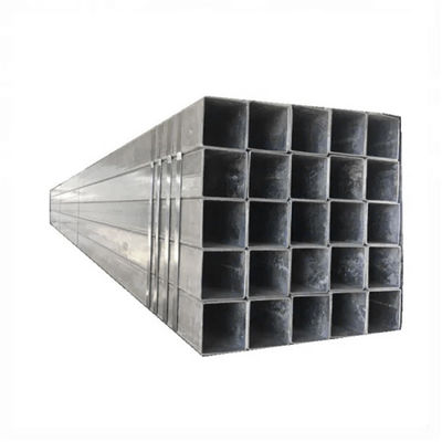 Square Shape Carbon Steel 4x4 Inch Galvanized 12x12 100x100 Tube MS Square Steel Tube Pipe Length 6.4M