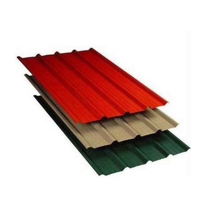 0.12-2 Metal Color Coated Roofing Tile Gi PPGI Mild Steel Plate with Bending