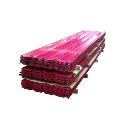 JIS ASTM PPGI Pre-Painted Metal Roofing Sheet 24 Gauge 60g GI Zinc Coated