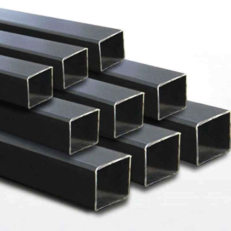 Square Section Shape 11 Gauge Non-Alloy Carbon Black Steel Tube Shelf Fence Designs